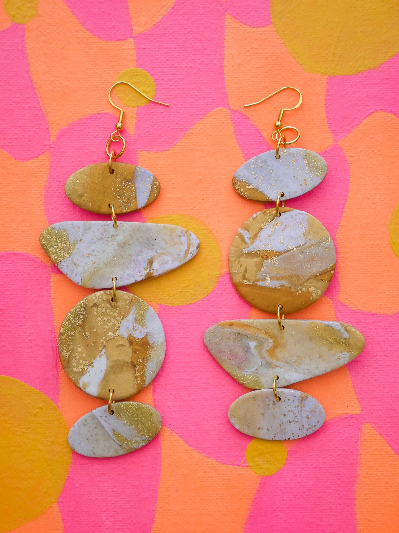 Marble Earrings