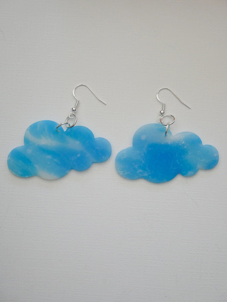 Cloud Dangles Love Hand and Heart 