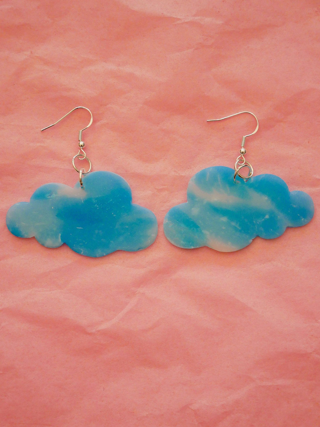 Cloud Dangles Love Hand and Heart 