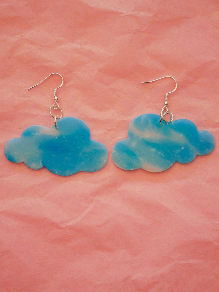 Cloud Dangles Love Hand and Heart 