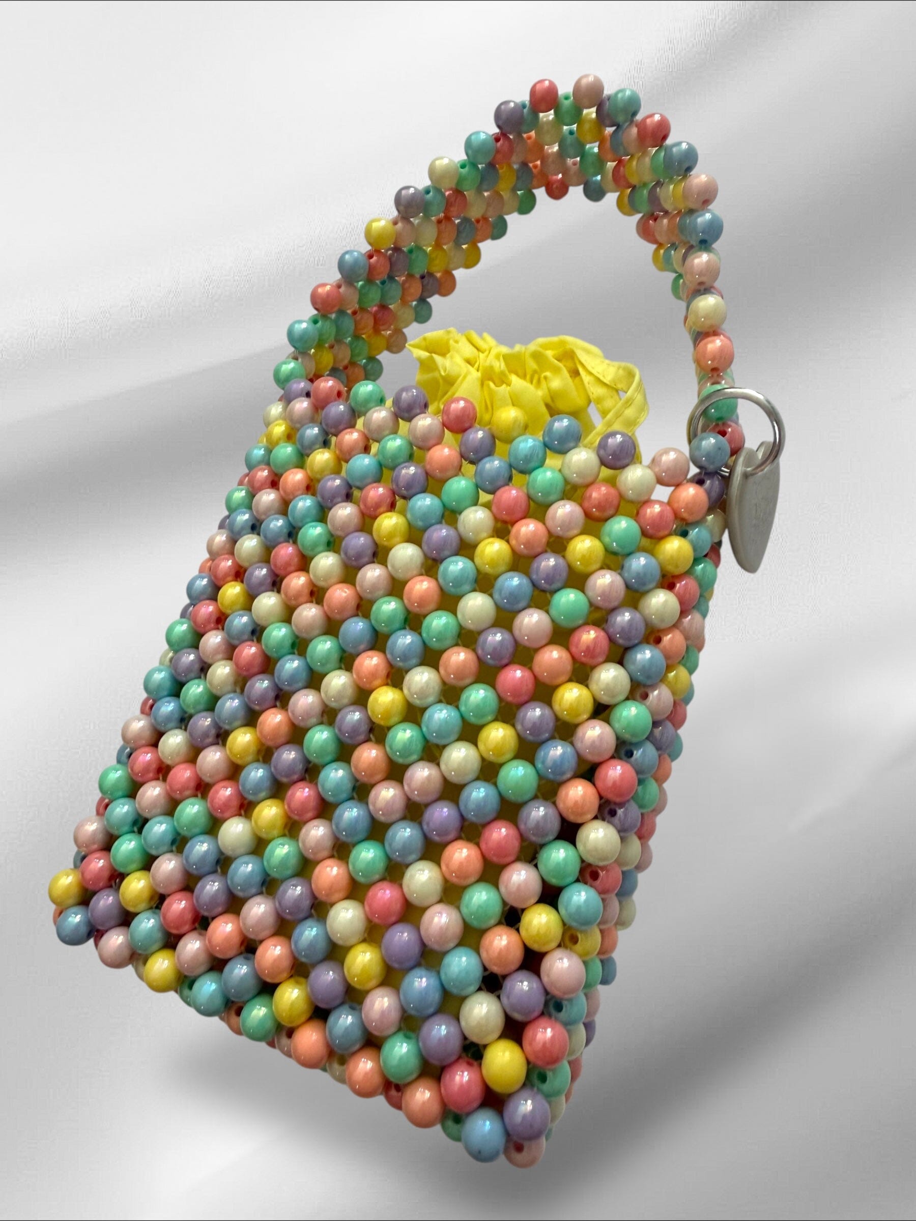 Handy Pastel Bubblegum Bag Purses Love Hand and Heart 