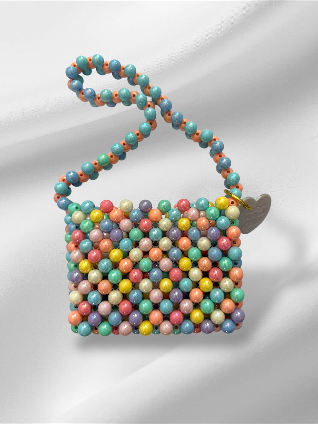 Mini Pastel Bubblegum Bag Purses Love Hand and Heart 