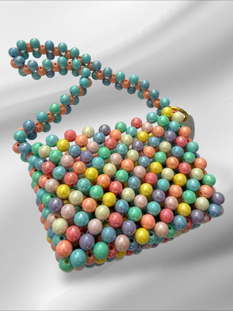 Mini Pastel Bubblegum Bag Purses Love Hand and Heart 