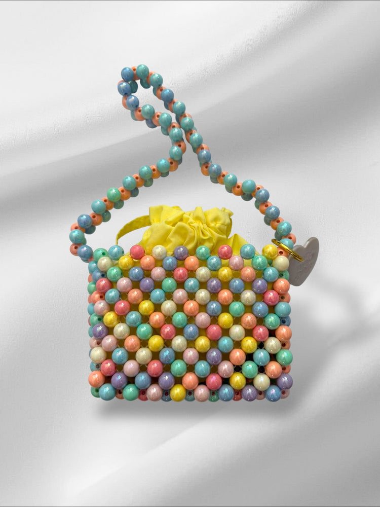 Mini Pastel Bubblegum Bag Purses Love Hand and Heart 