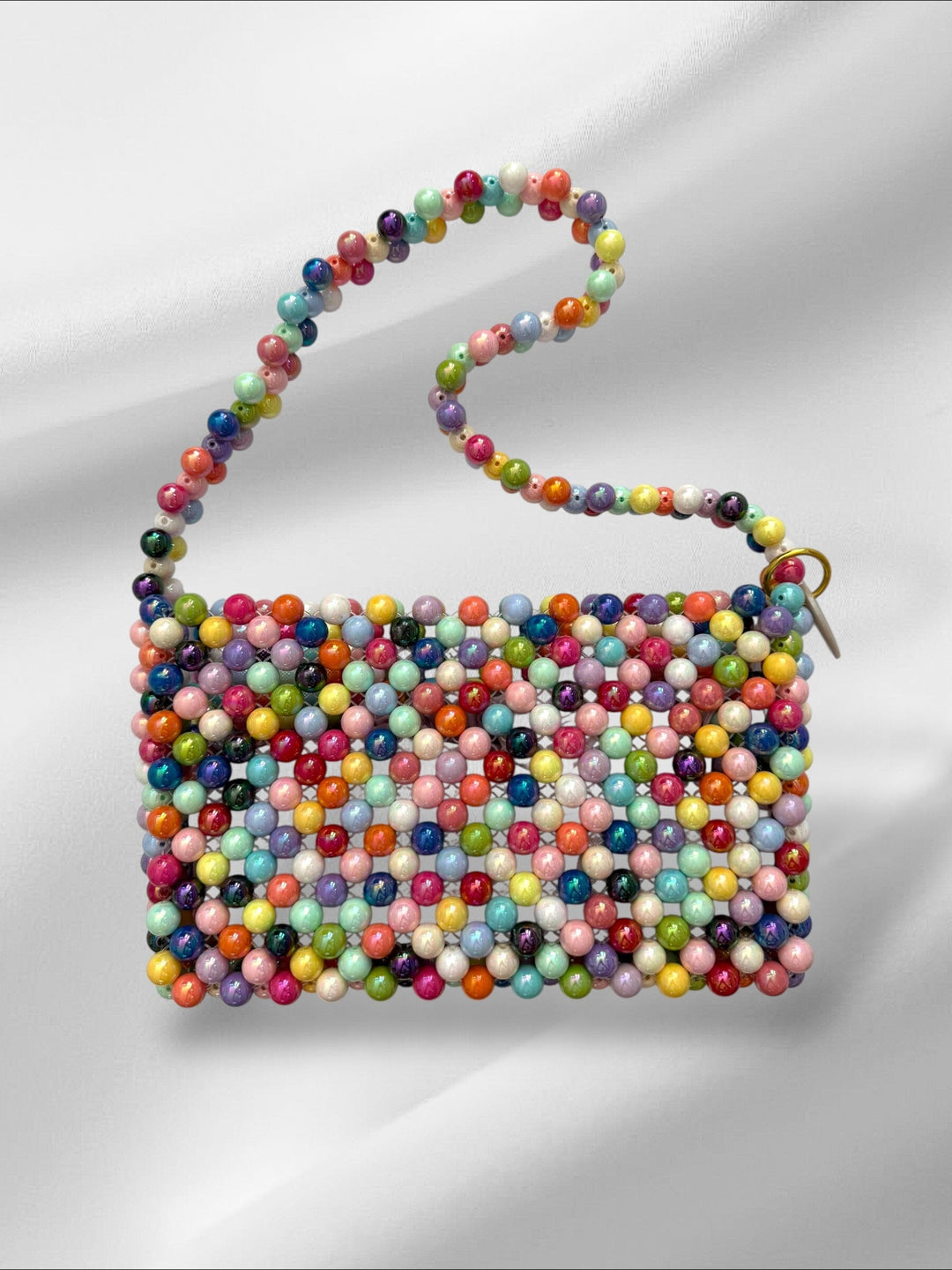 Rainbow Bubblegum Shoulder Bag Purses Love Hand and Heart 