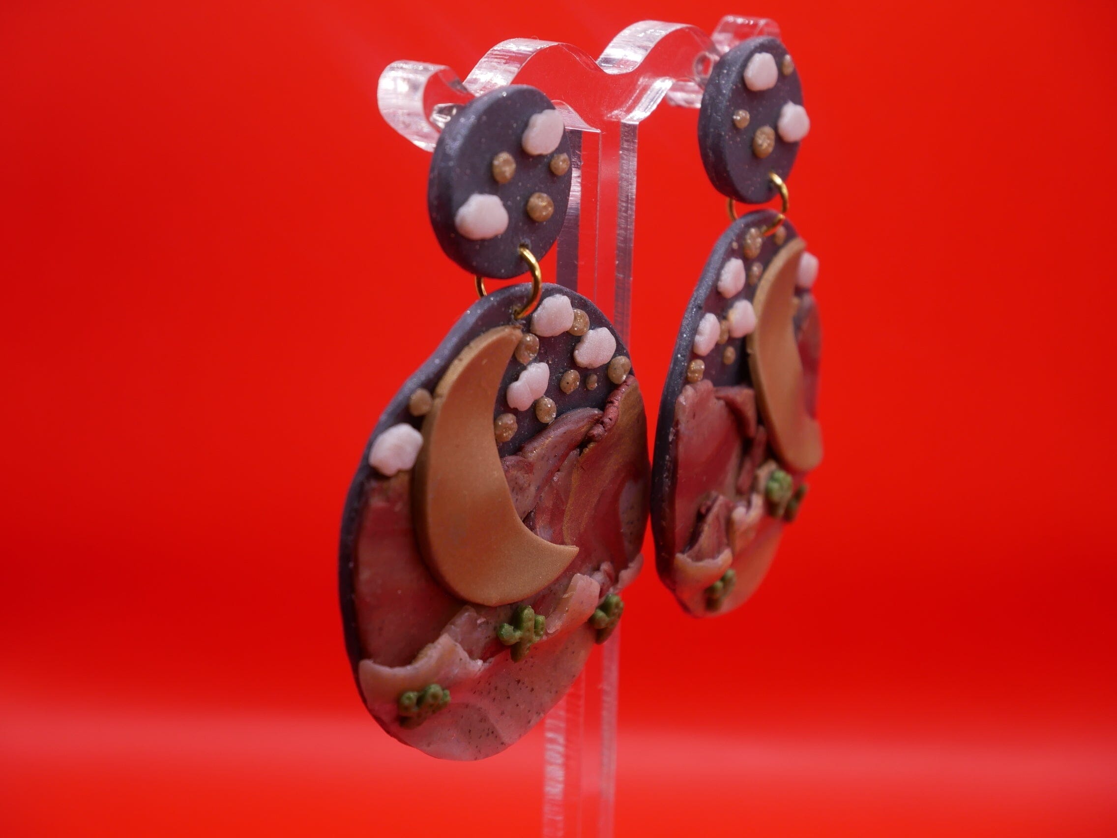 Desert Night Earrings earrings Love Hand and Heart 
